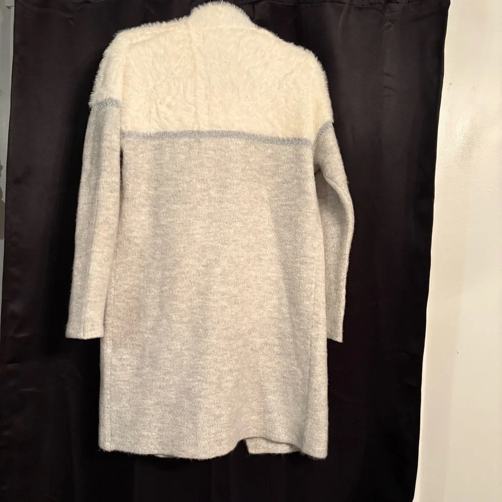 Joseph Ribkoff open front cardigan soft fuzzy warm - Picture 4 of 11